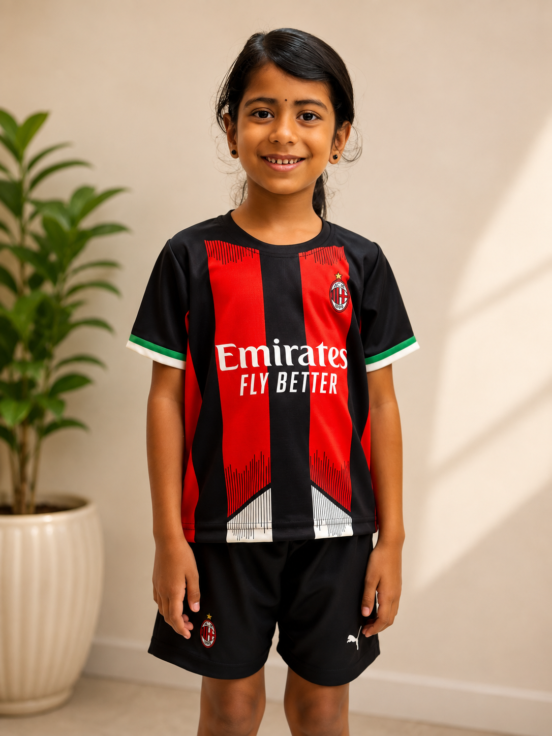 AC MILAN KIDS JERSEY SET