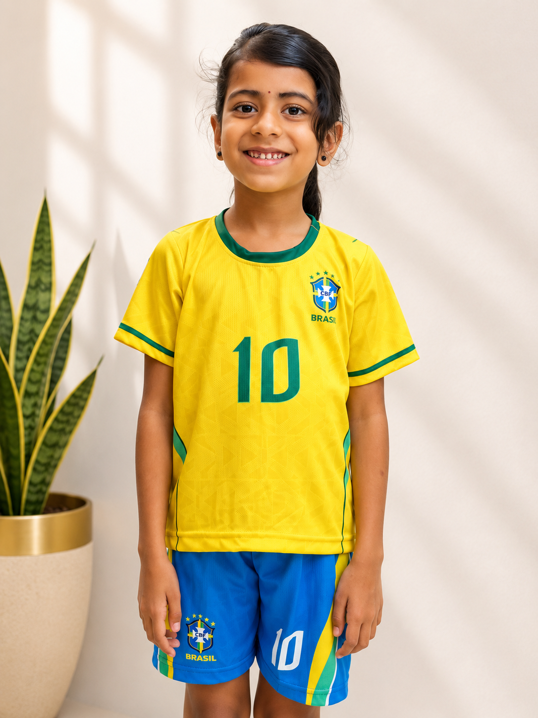 BRAZIL 2026 KIDS JERSEY SET